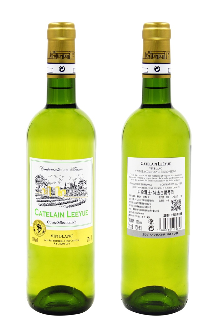 乐榆酒庄·特选白葡萄酒 零售价：¥149.00/瓶